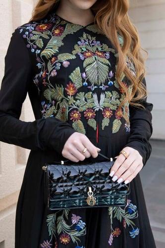 فستان هندي باكمام