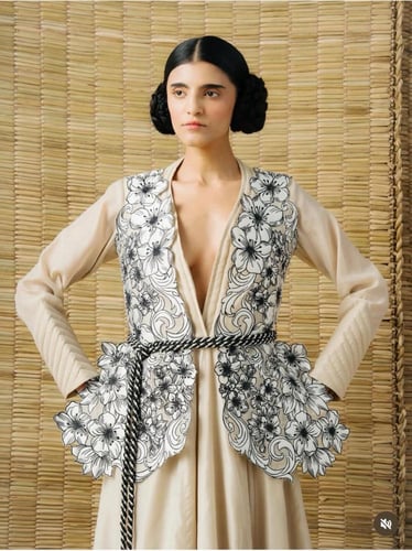 فستان مع قطعه 92-0