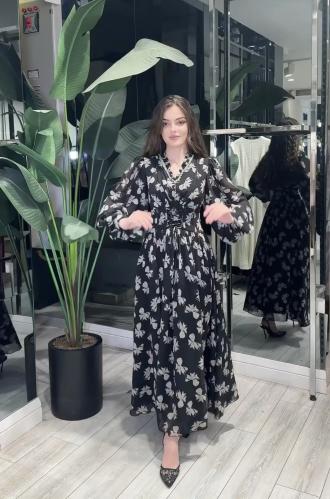 فستان بطبعة فيونكه 139-1