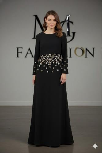 فستان اسود بجاكيت 9-6