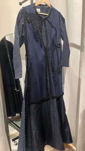 فستان بقطعه كحلي 204-0