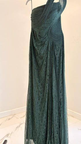 فستان أخضر دانتيل 47-6