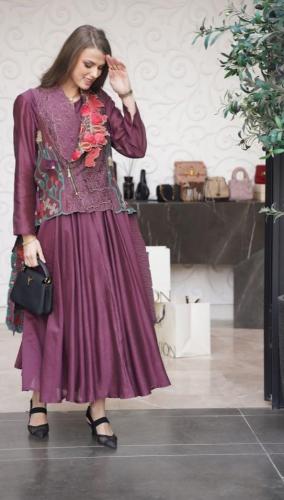 فستان هندي بقطعه 41-0