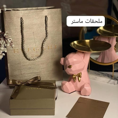 سلسال وحلق بولغاري ذهبي