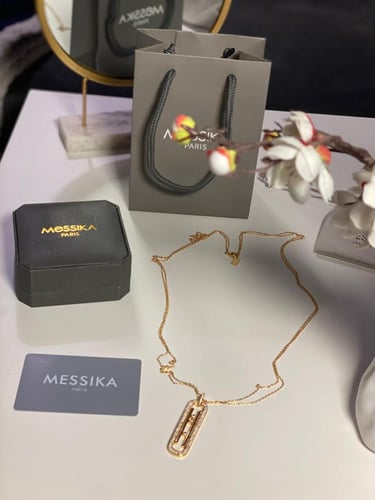 سلسال ميسيكا ذهبي