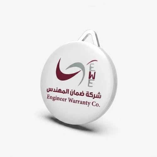 جهاز تتبع ذكي دائري أبيض PB704