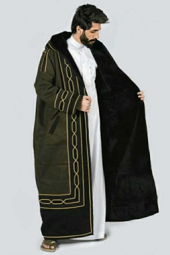 فروة شتوية رجالي بتفصيل حسب الطلب - تصميم مخصص لرا...