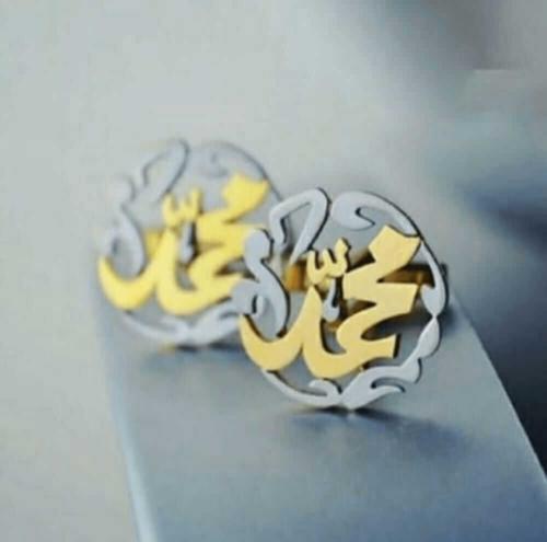 كبكات رجالية مطلية بالذهب والفضة