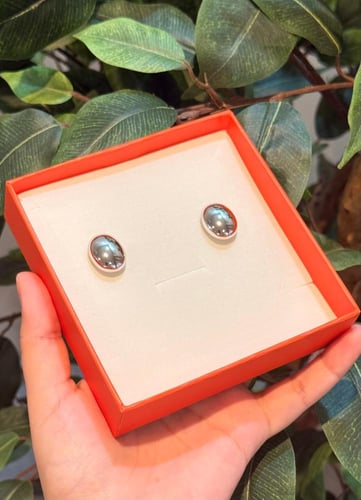 drops collection - circle earings فضه ٩٢٥