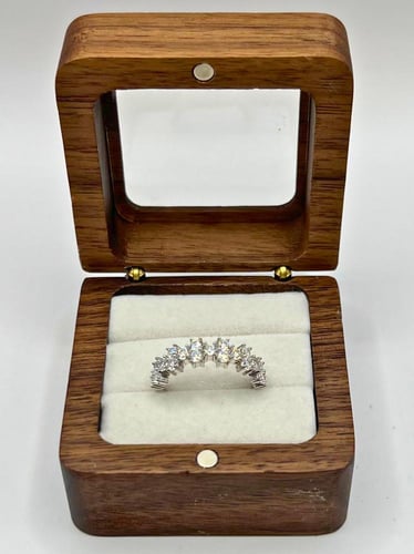 خاتم بريق لمعة الماس - فضه عيار ٩٢٥