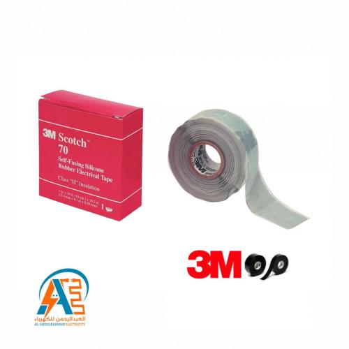 3M 70 SELF-FUSING SILICONE RUBBER ELECTRICAL TAPE