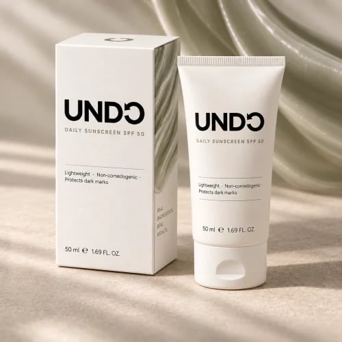 واقي شمس UNDO: يحمي آثارك من الغمقان