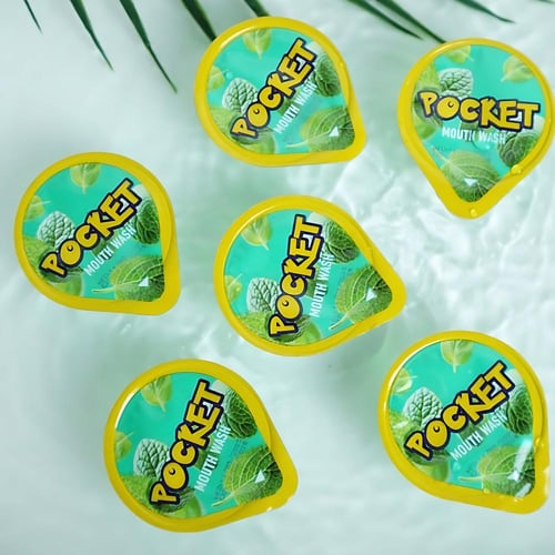 بوكيت غسول للفم بنكهة النعناع 20كبسولة 15مل