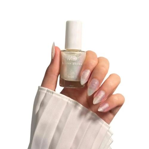 ام دى طلاء اظافر جليتر لايت توب N409