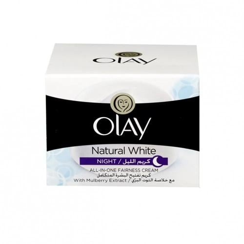 اولاي كريم تفتيح ليلى متكامل ناتشرال وايت 50 جرام