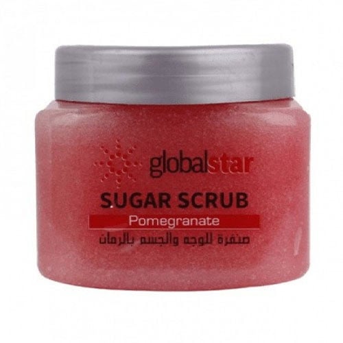 جلوبال ستار مقشر للوجه و الجسم بالسكر والرمان 600...