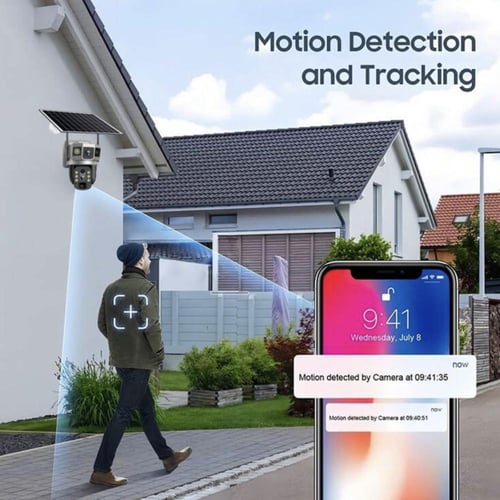 كاميرا مراقبة خارجية بطاقة الشمسية