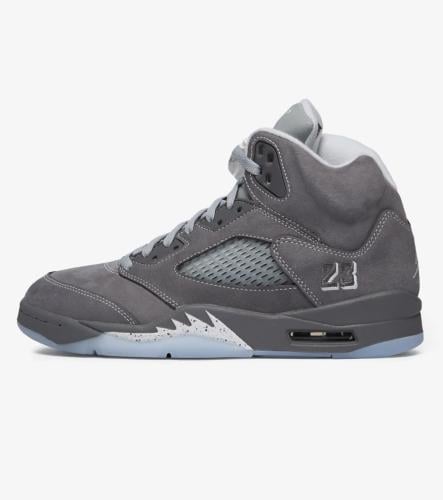 شوز Nike Air Jordan 5 Retro بلون "Wolf Grey" ذو تص...