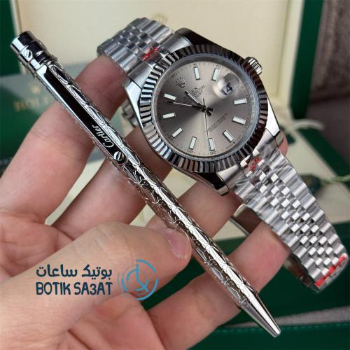 طقم رولكس وقلم كارتير الجديد