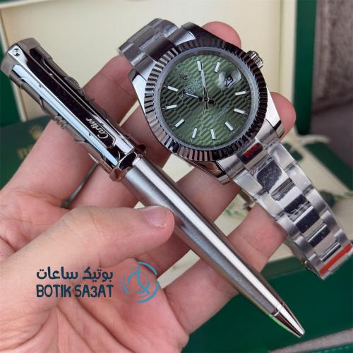 طقم رولكس وقلم كارتير الجديد