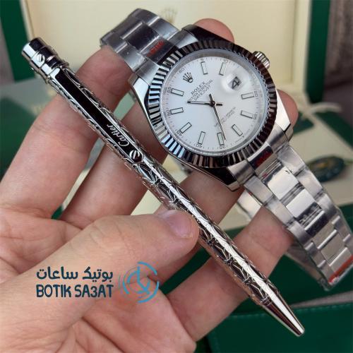 طقم رولكس وقلم كارتير الجديد