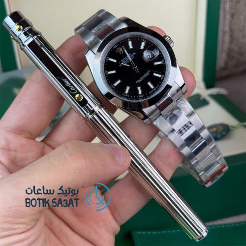 طقم رولكس وقلم كارتير الجديد