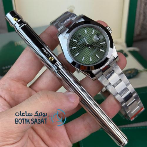 طقم رولكس وقلم كارتير الجديد