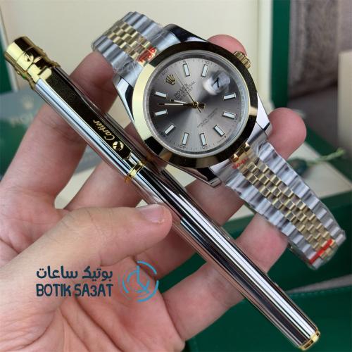 طقم رولكس وقلم كارتير الجديد