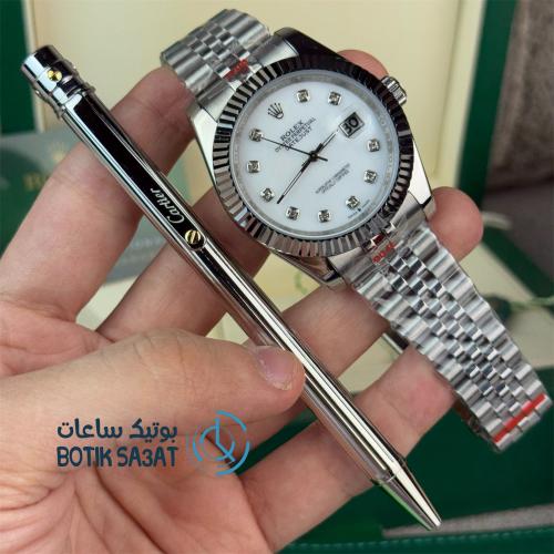 طقم رولكس وقلم كارتير الجديد