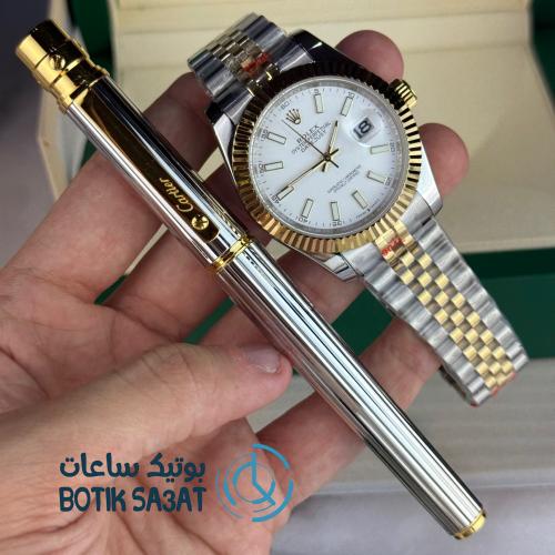 طقم رولكس وقلم كارتير