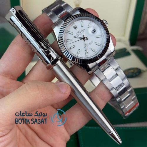 طقم رولكس وقلم كارتير الجديد