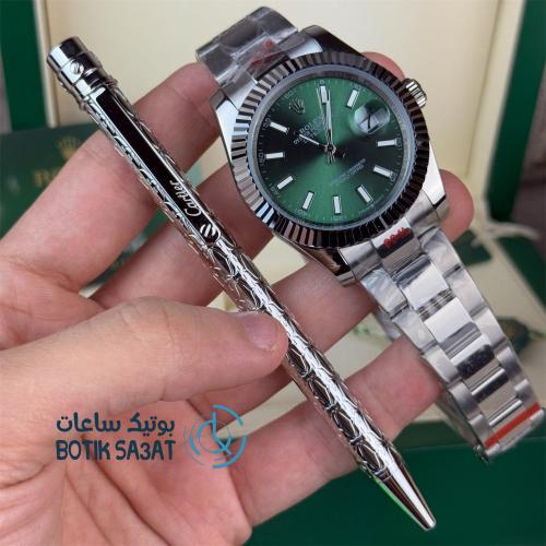 طقم رولكس وقلم كارتير الجديد