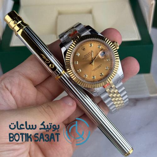 طقم رولكس وقلم كارتير
