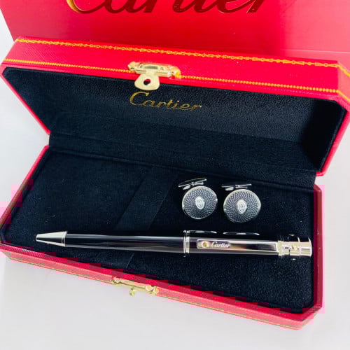 طقم قلم وكبك كارتير