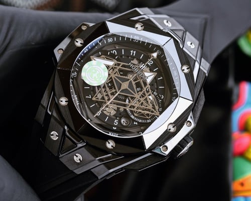 Hublot big bang sang bleu هوبلوت بيق بانق سانق بلي...
