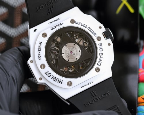 Hublot big bang sang bleu هوبلوت بيق بانق سانق بلي...