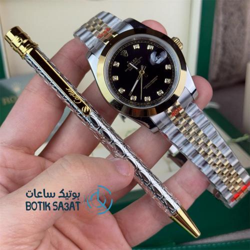 طقم رولكس وقلم كارتير الجديد