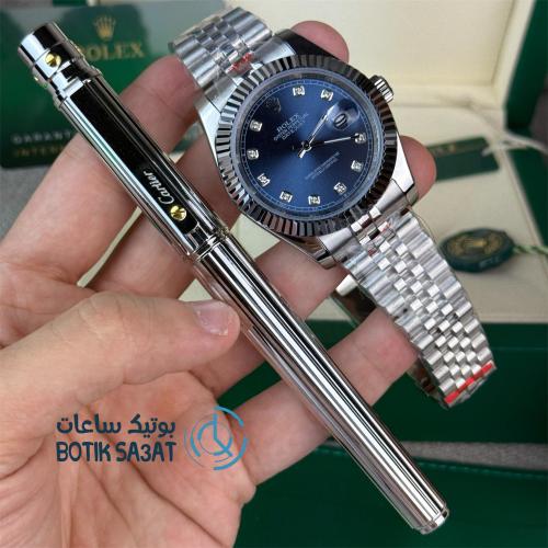 طقم رولكس وقلم كارتير الجديد