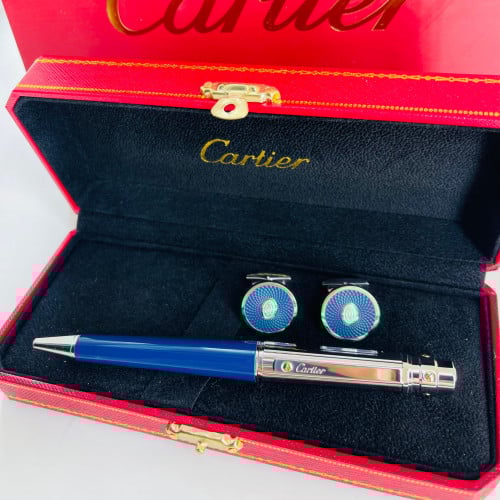 طقم قلم وكبك كارتير