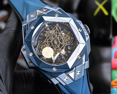 Hublot big bang sang bleu هوبلوت بيق بانق سانق بلي...