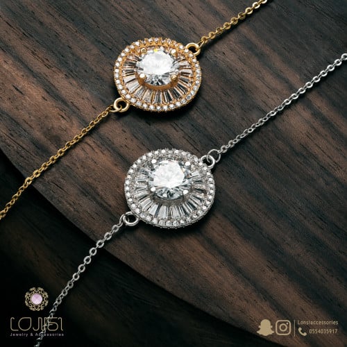 اسوارة زركون ناعمة مطلية