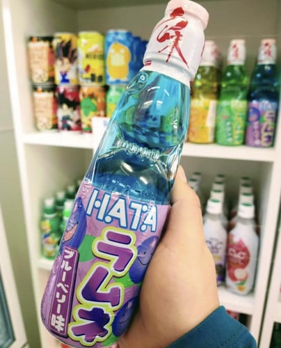 هاتا رامون الياباني نكهة التوت الازرق 200 مل HATA