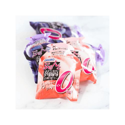 أوريهيرو - جيلي كونجاك - خوخ وعنب 12 قطعة