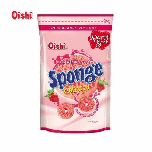 أويشي سبونج كرانش الفراولة 110 جرام