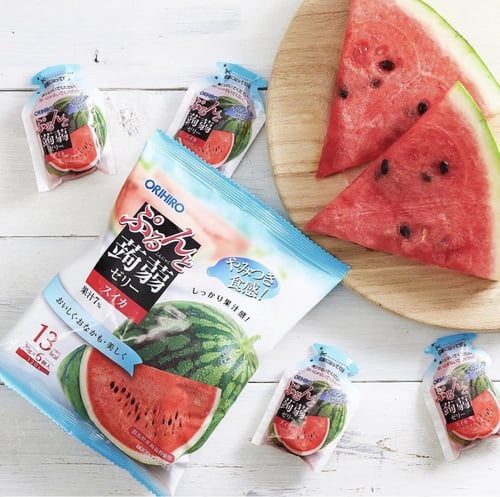 أوريهيرو - جيلي كونجاك - البطيخ 12 قطعة