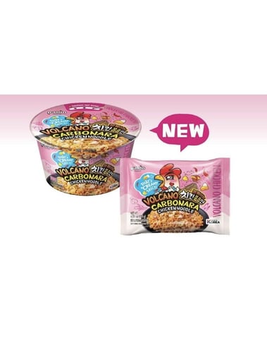 فولكانو كاربونارا نودلز الدجاج الحار ( حصري )
