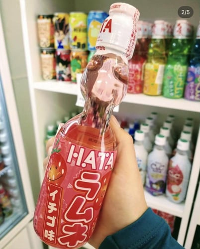 هاتا رامون الياباني نكهة الفرولة 200 مل HATA