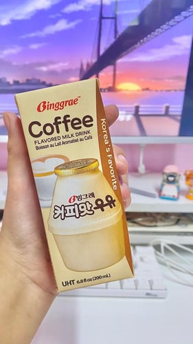 حليب بنكهة حليب القهوة [النكهة الكورية]