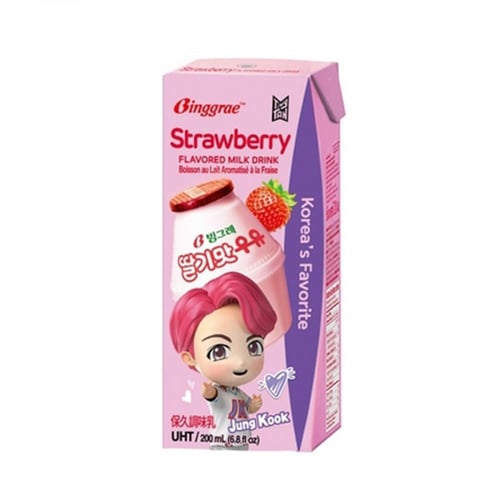 حليب الفراولة الكوري BTS/
