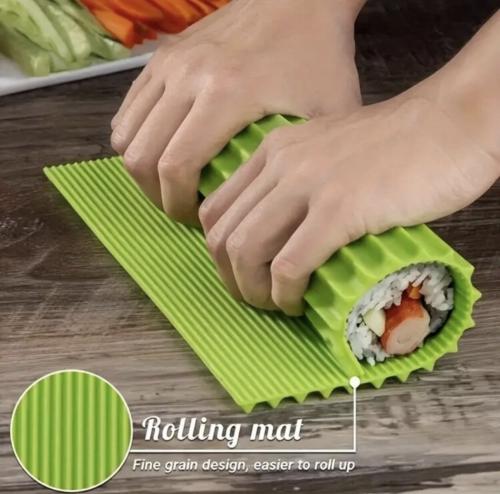 حصيرة سوشي غير لاصقة من السيليكون- حصيرة ، مصنوعة...